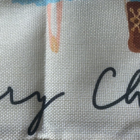 NWOT Christmas pillow cover 12 x 18” cover - Picture 2 of 4